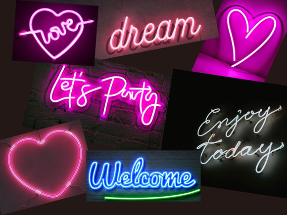 Custom made neon signs